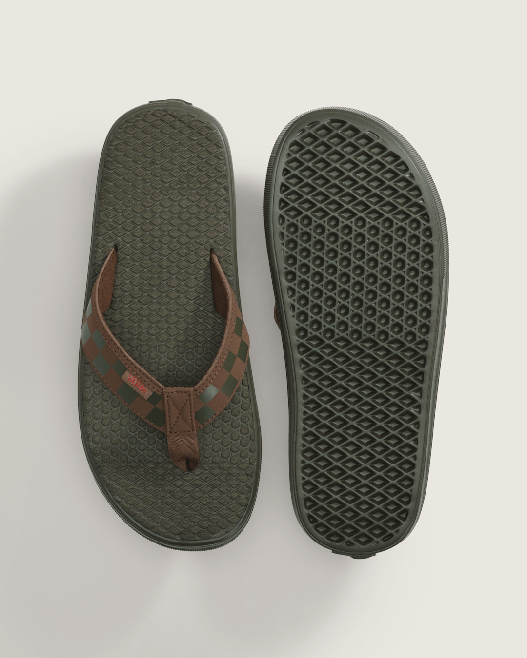 Vans La Costa Lite Sandal in Obsidian Fern Green