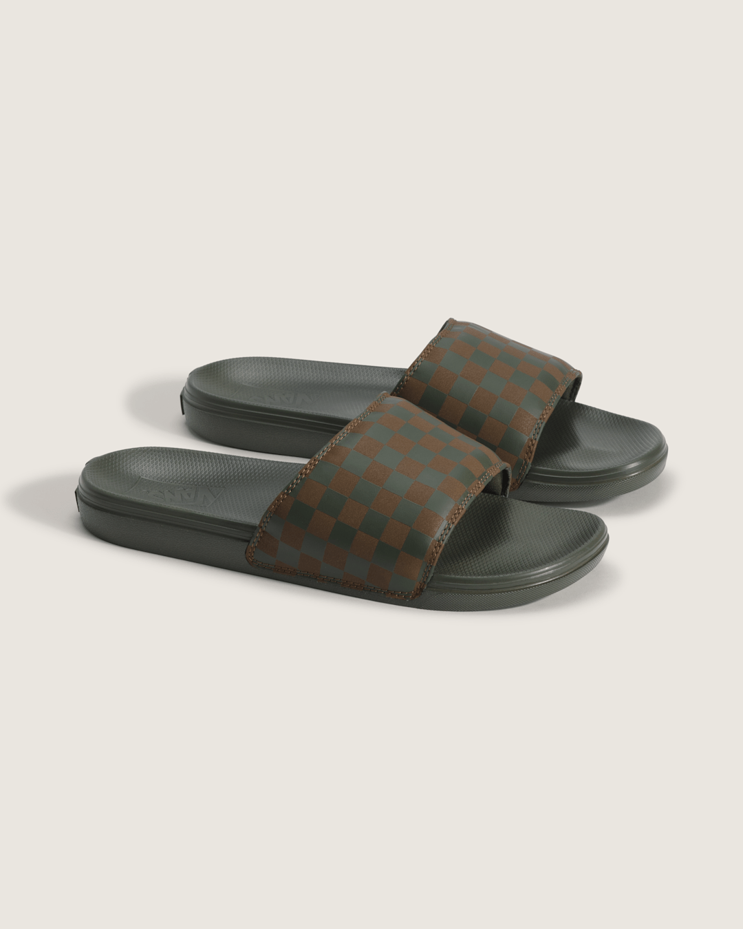 Vans La Costa Slide in Obsidian Fern Green