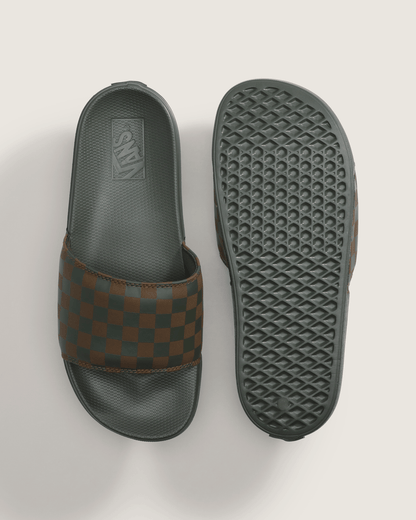 Vans La Costa Slide in Obsidian Fern Green