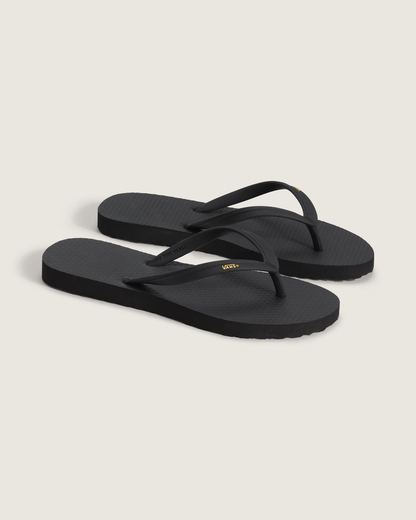 Vans Makena Sandal in Black / Gold Yellow