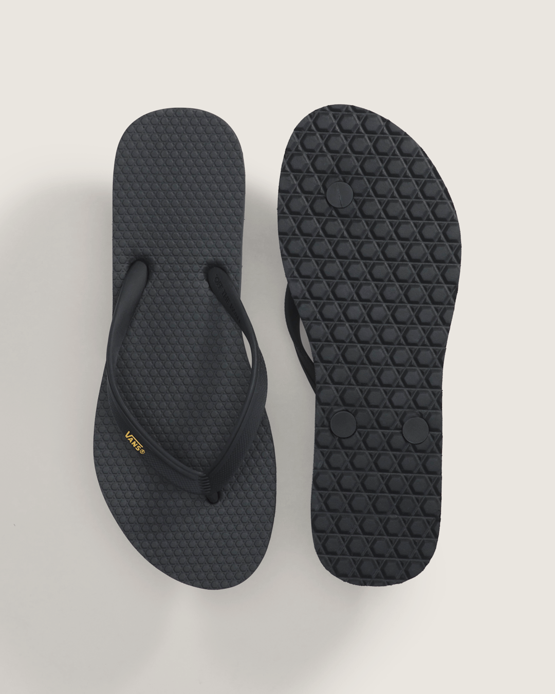 Vans Makena Sandal in Black / Gold Yellow