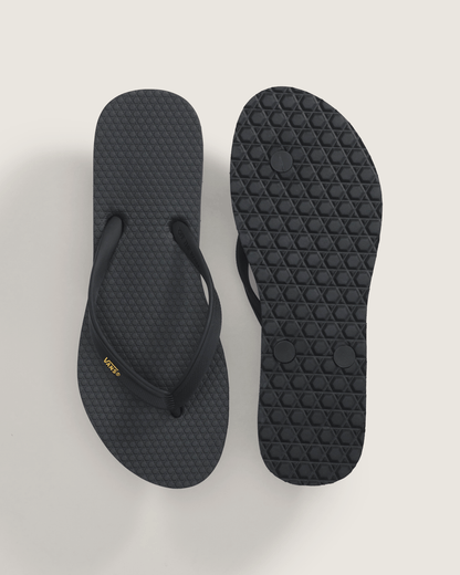 Vans Makena Sandal in Black / Gold Yellow