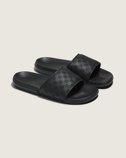 Vans La Costa Slide-On Checkerboard Black/Black Sandals