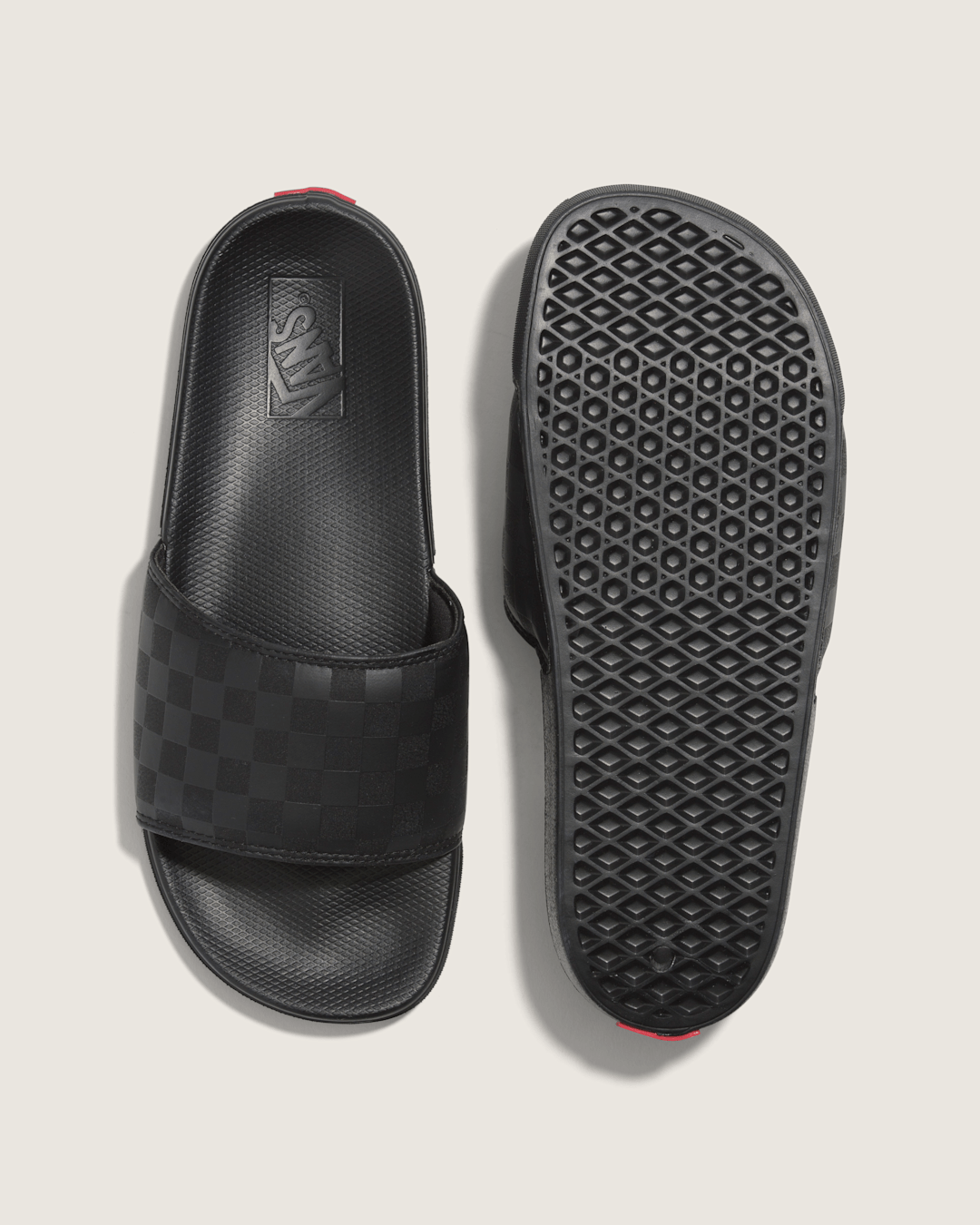 Vans La Costa Slide-On Checkerboard Black/Black Sandals