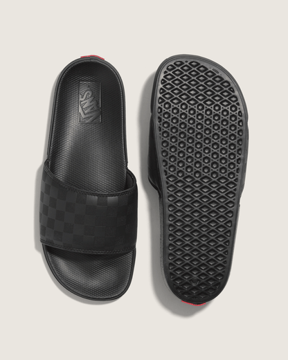 Vans La Costa Slide-On Checkerboard Black/Black Sandals