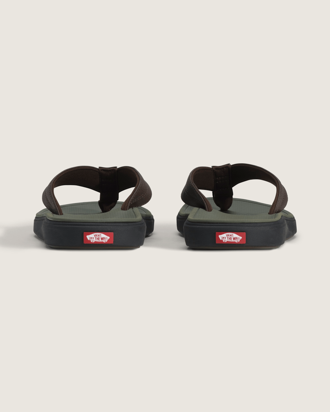 Vans Seabrook Sandal in Demitasse Brown / Grape Leaf Green