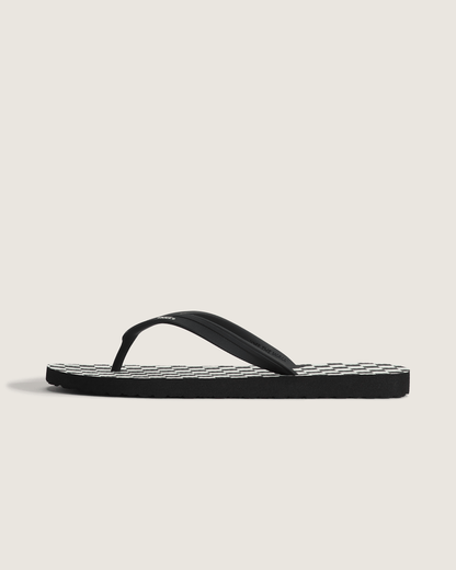 Vans Makena Checkerboard Sandal in Checkerboard Black / Marshmallow White