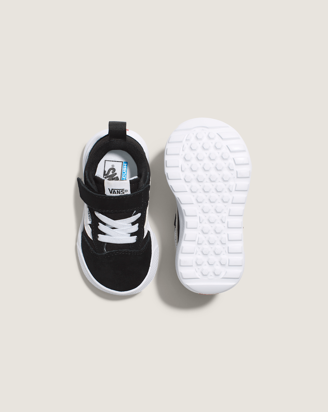 Vans Toddler UltraRange V Shoe in Black / True White