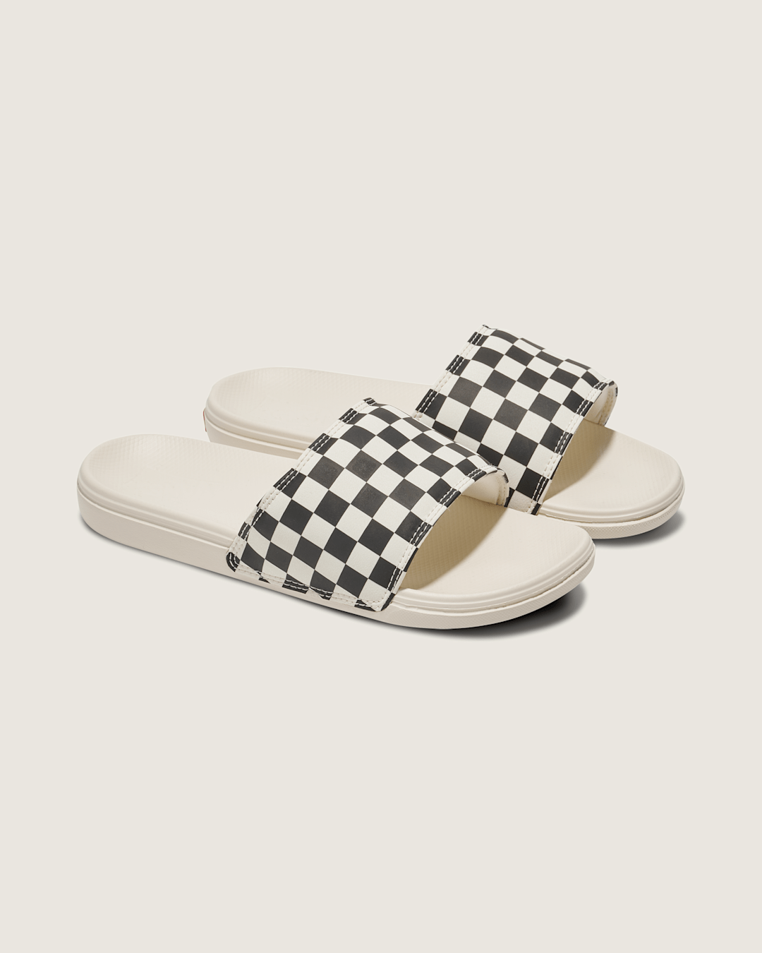Vans La Costa Checkerboard Slide in Checkerboard Black / White