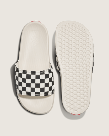 Vans La Costa Checkerboard Slide in Checkerboard Black / White