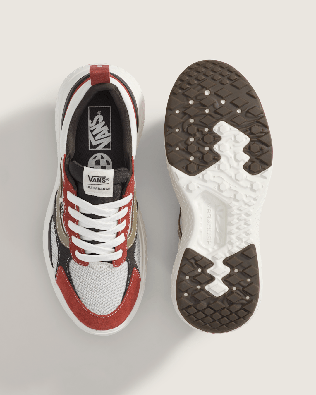 Vans UltraRange Neo VR3 Shoe in Coffee Brown / Brick Red