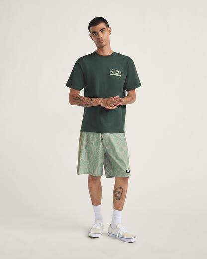 Vans Daily AOP Sideline Boardshorts in Grey Olive Green