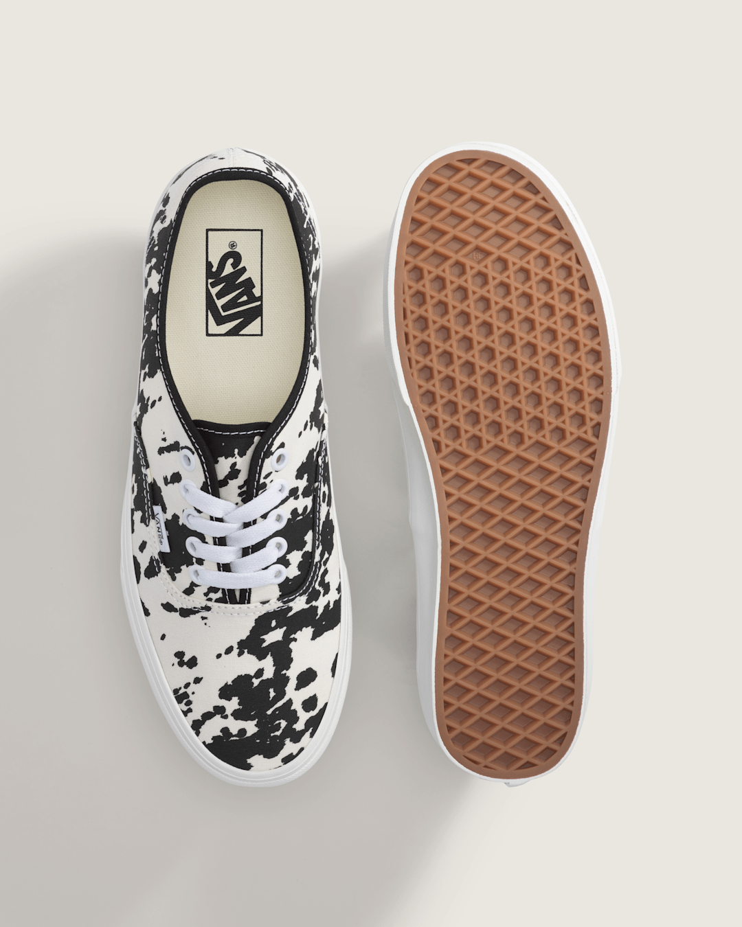 Vans Authentic Shoe in Cow Black / Brown