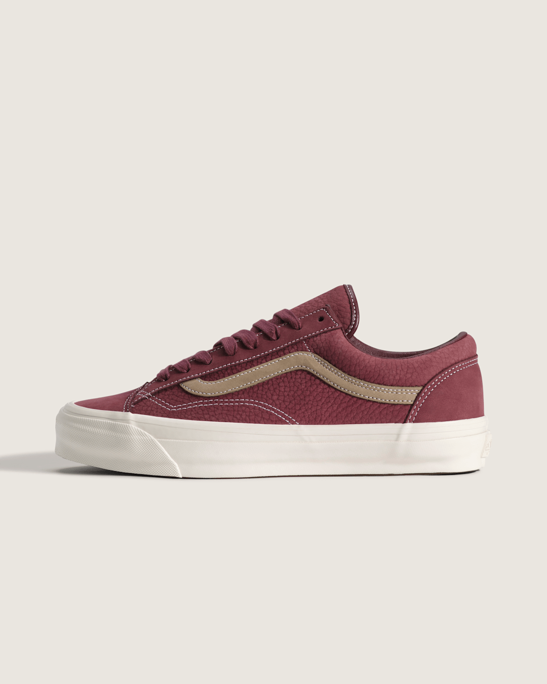Vans Premium Old Skool Shoe in Port Royale Red