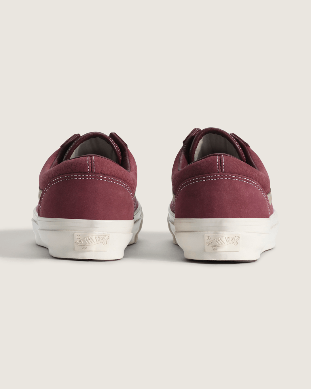 Vans Premium Old Skool Shoe in Port Royale Red