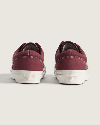 Vans Premium Old Skool Shoe in Port Royale Red