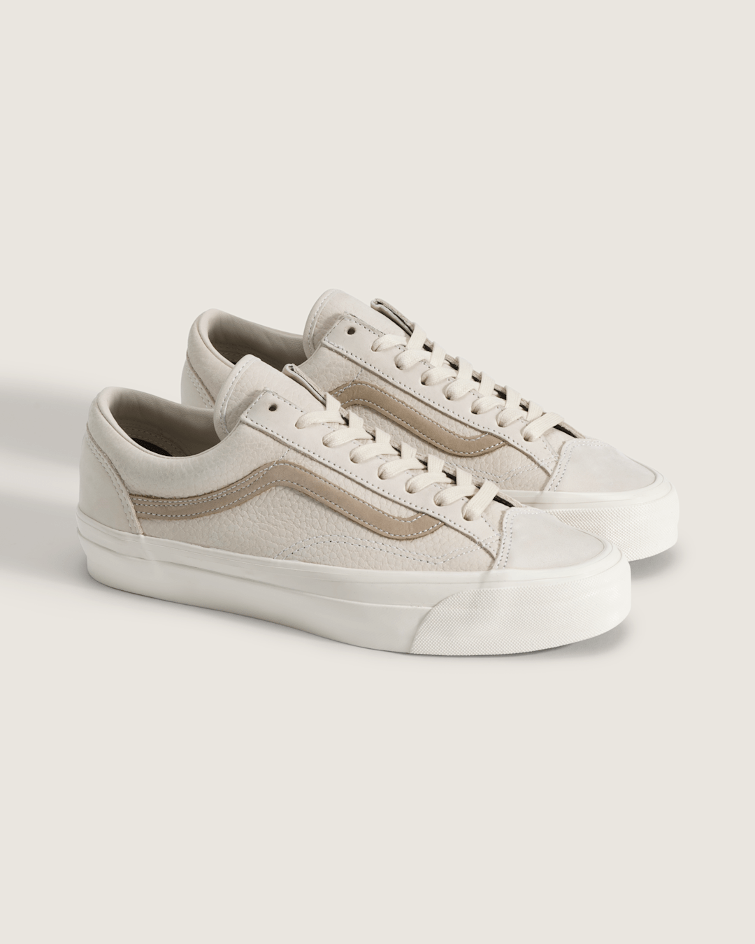 Vans Premium Old Skool Shoe in Oatmeal Beige