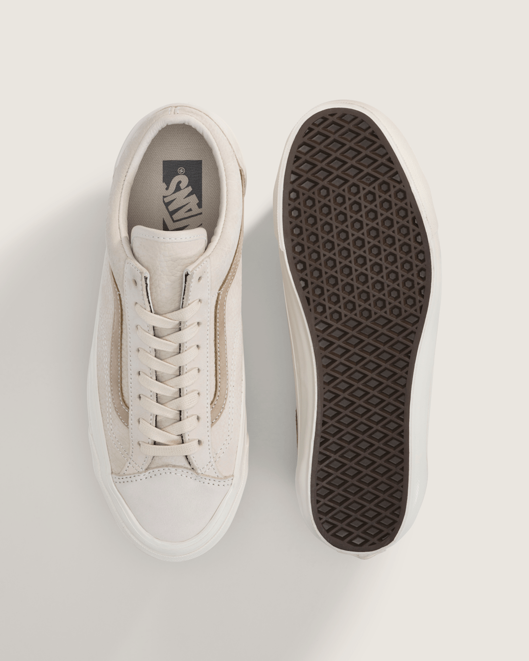 Vans Premium Old Skool Shoe in Oatmeal Beige