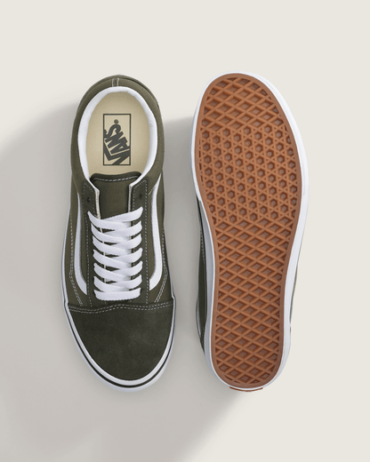 Vans Old Skool Shoe in Obsidian Fern Green