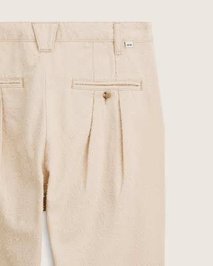 Vans OTW by Vans Back Pleated Trousers in Creme Brulee Beige