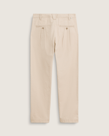 Vans OTW by Vans Back Pleated Trousers in Creme Brulee Beige