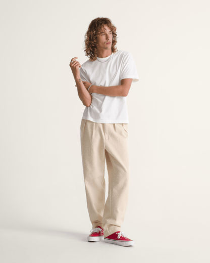 Vans OTW by Vans Back Pleated Trousers in Creme Brulee Beige