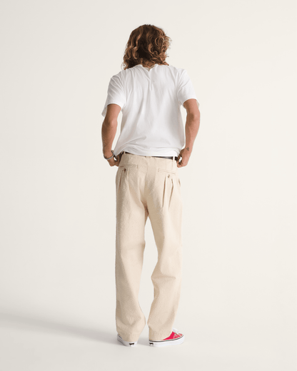 Vans OTW by Vans Back Pleated Trousers in Creme Brulee Beige
