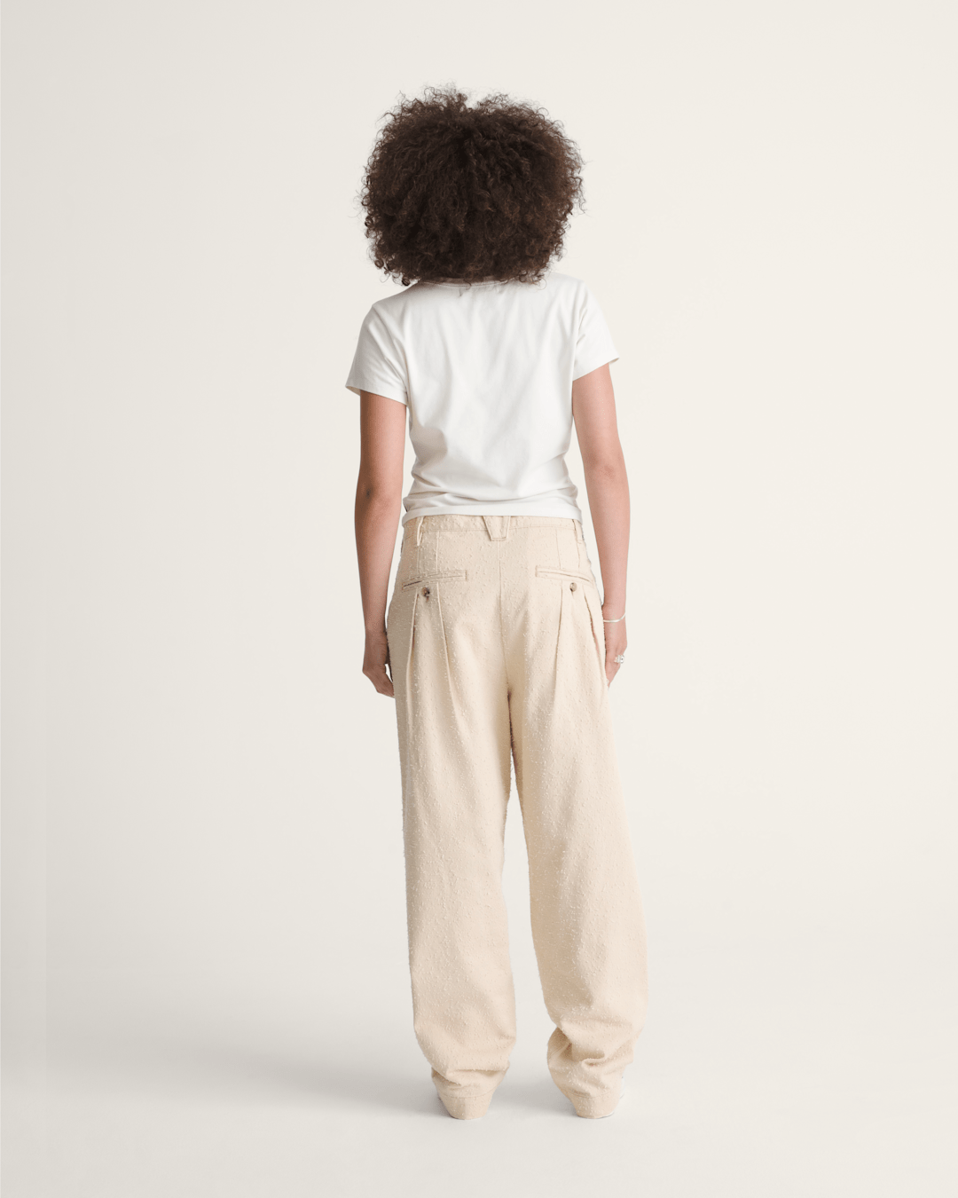 Vans OTW by Vans Back Pleated Trousers in Creme Brulee Beige