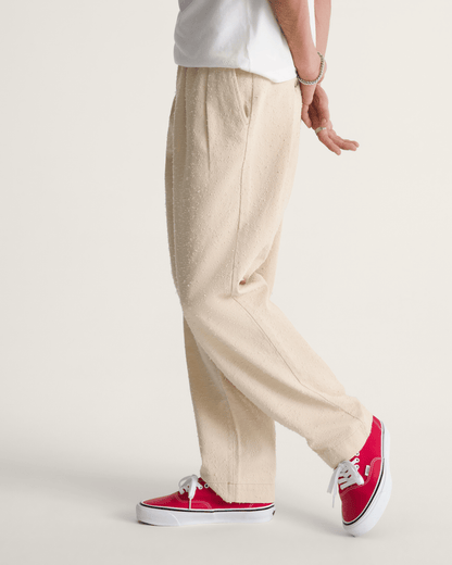 Vans OTW by Vans Back Pleated Trousers in Creme Brulee Beige