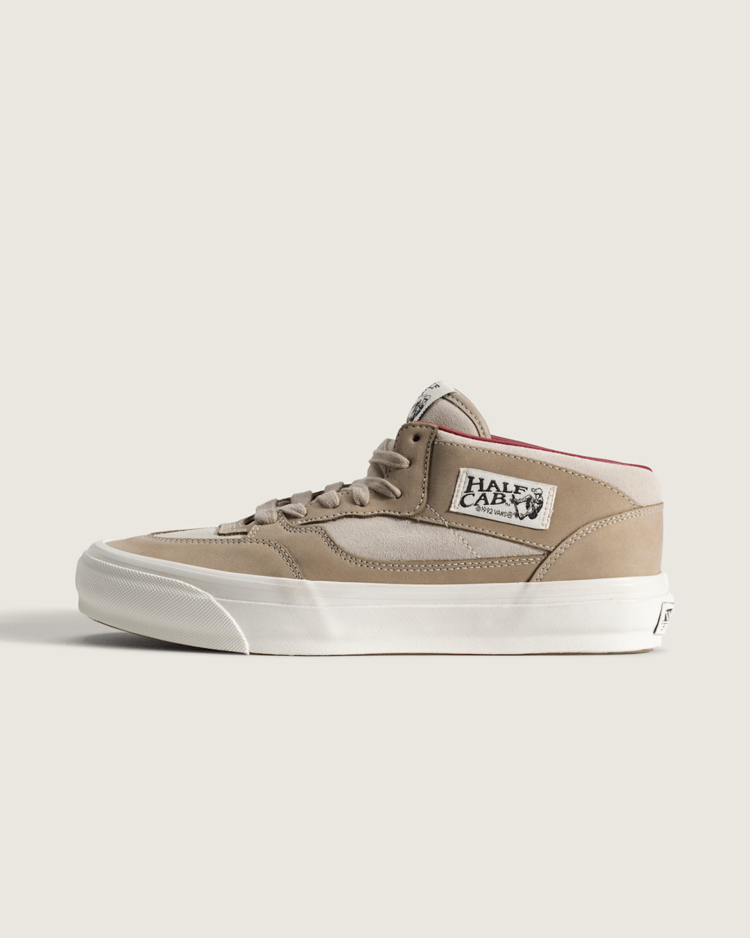 Vans Premium Half Cab Shoe in Oatmeal Beige