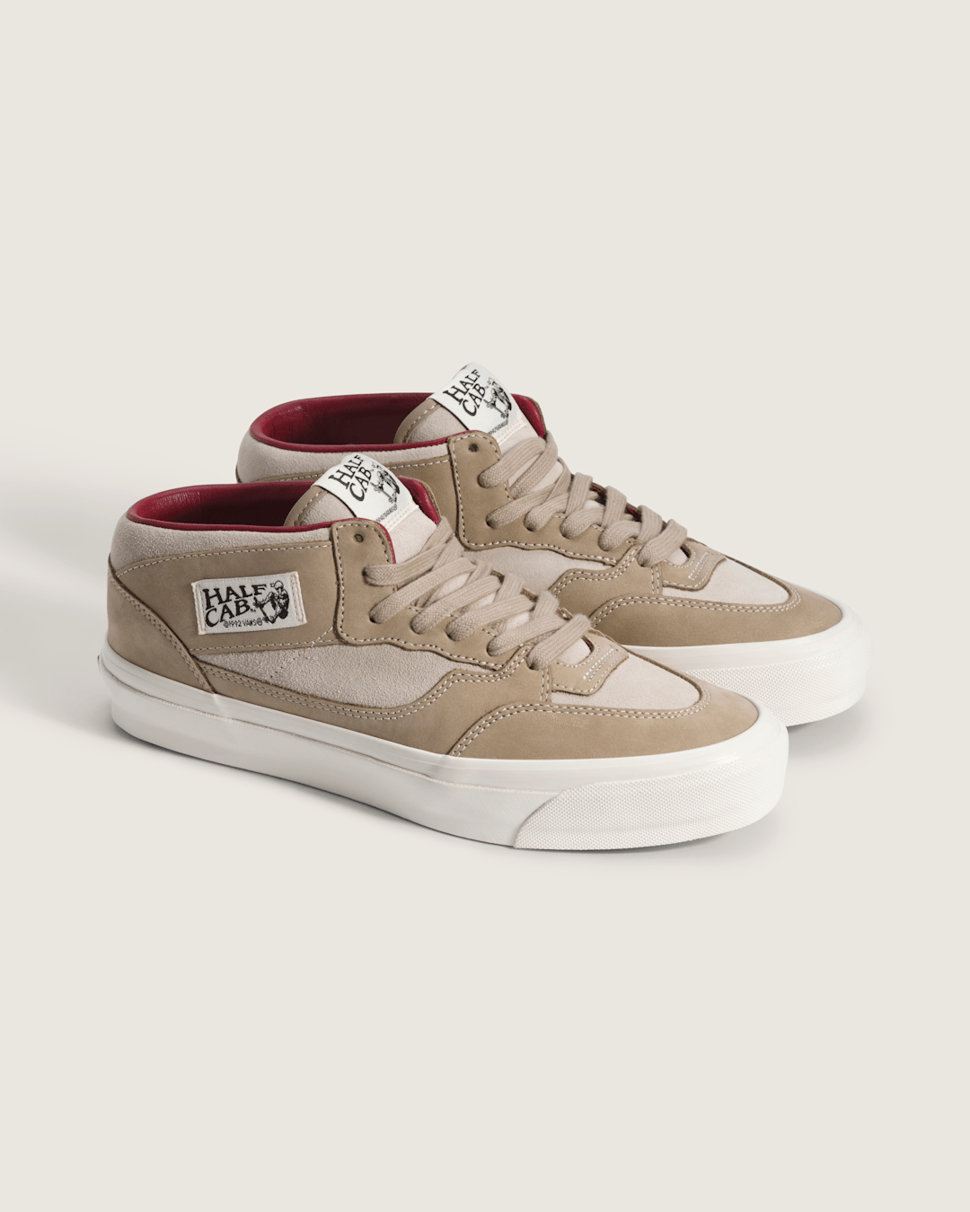 Vans Premium Half Cab Shoe in Oatmeal Beige