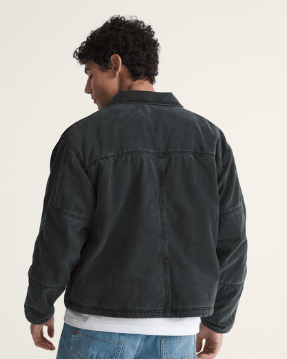 Vans Umber Pigment Canvas Jacket in Black