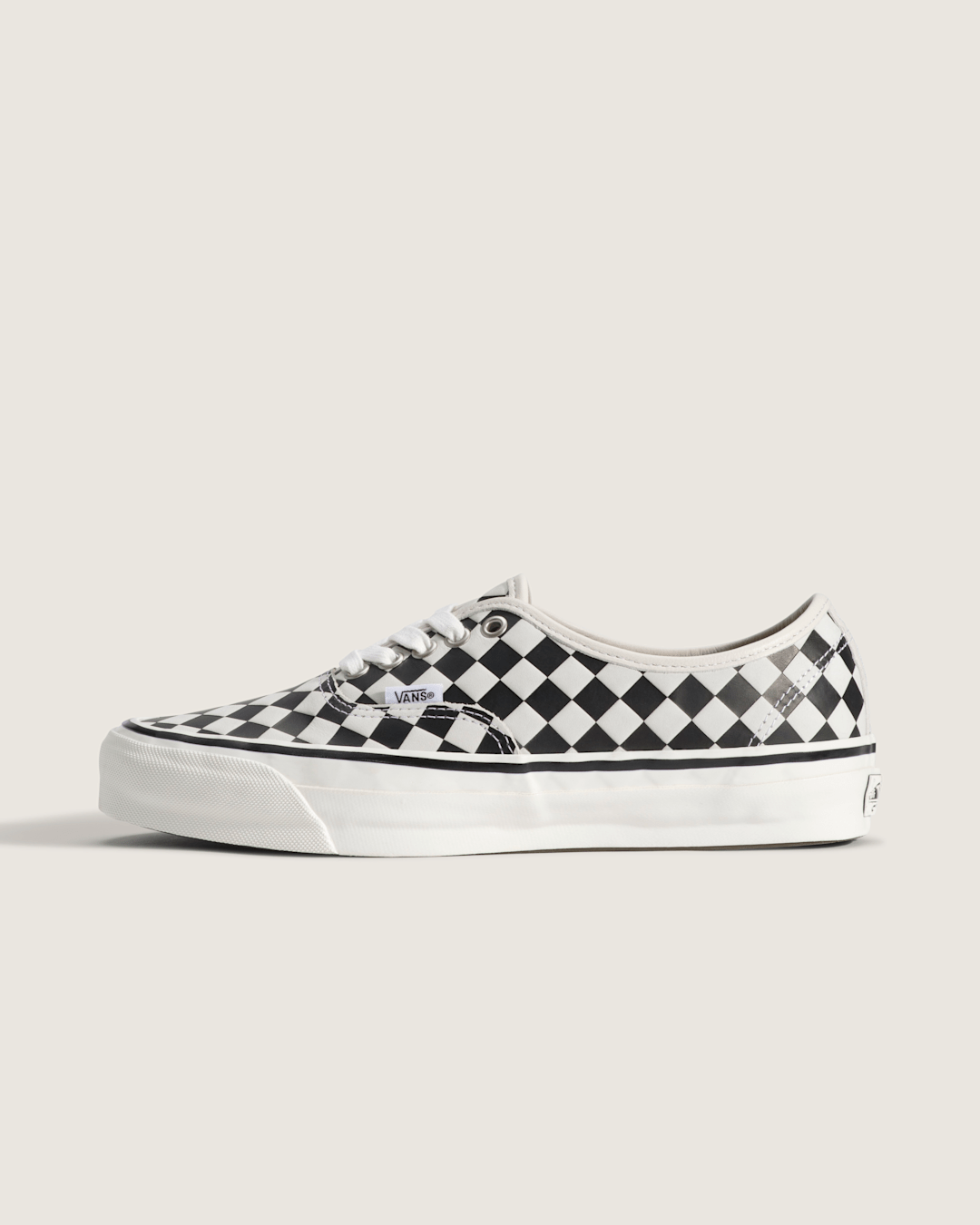 Vans Premium Authentic Shoe in Checkerboard Black / White