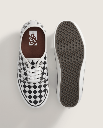 Vans Premium Authentic Shoe in Checkerboard Black / White