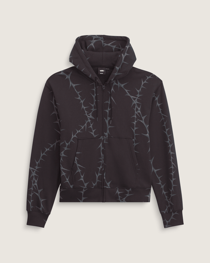 Vans Prickler Patch Zip Hoodie in Black