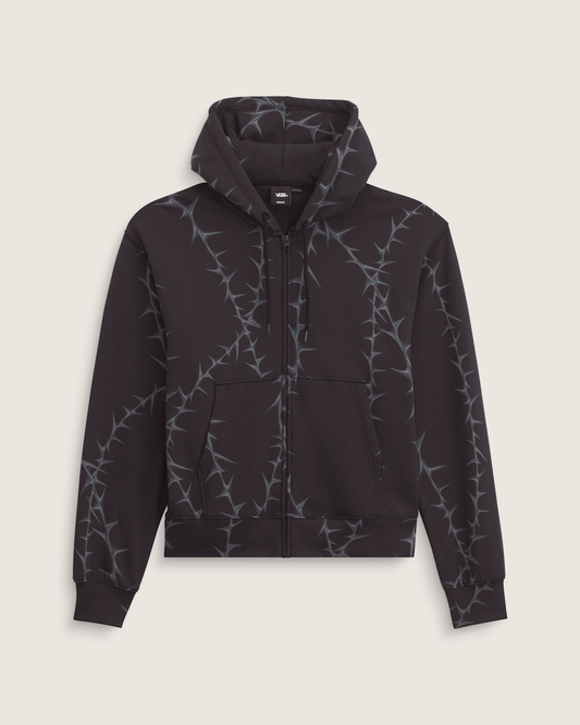 Vans Prickler Patch Zip Hoodie in Black