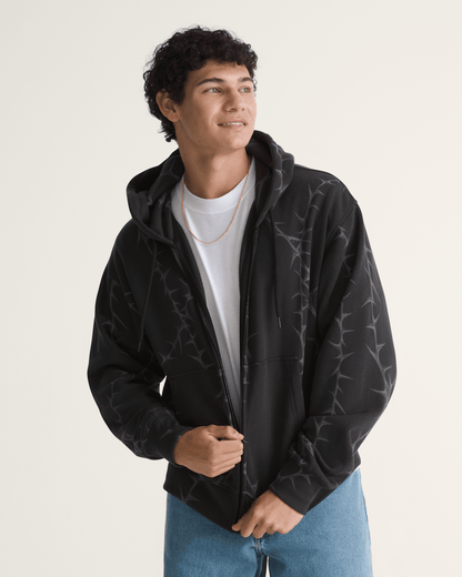 Vans Prickler Patch Zip Hoodie in Black