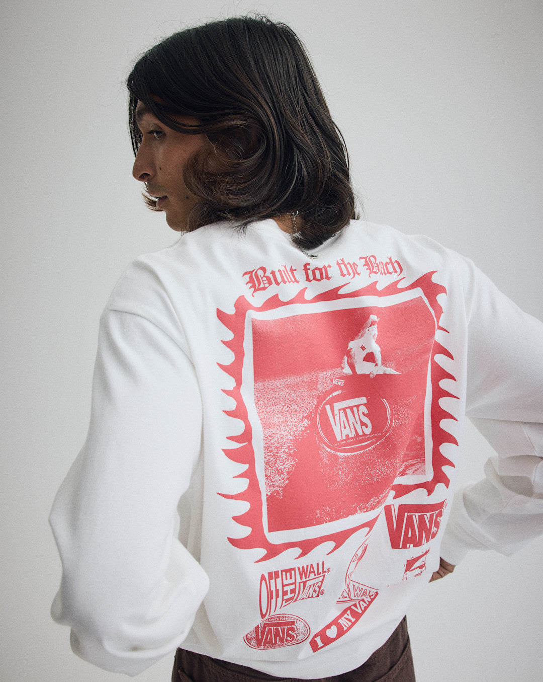 Vans I Need My Long Sleeve T-Shirt in White