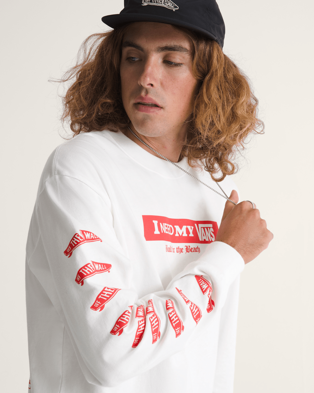 Vans I Need My Long Sleeve T-Shirt in White