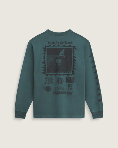 Vans I Need My Long Sleeve T-Shirt in Mossy Olive Green