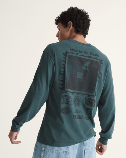 Vans I Need My Long Sleeve T-Shirt in Mossy Olive Green