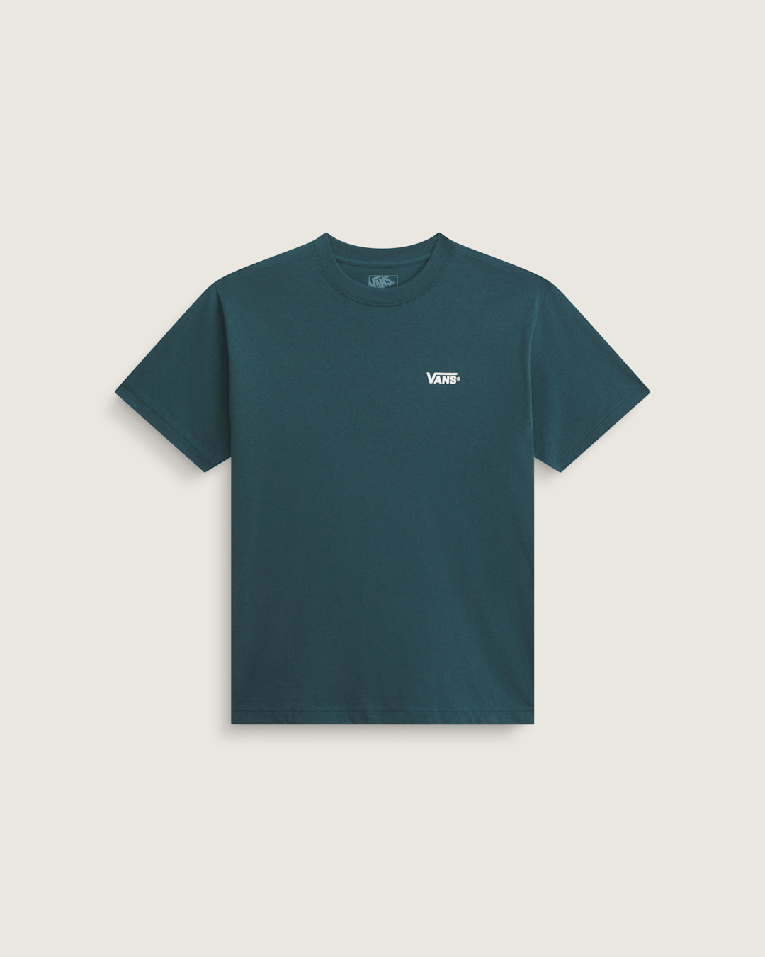Vans New Left Chest T-Shirt in Mossy Olive Green
