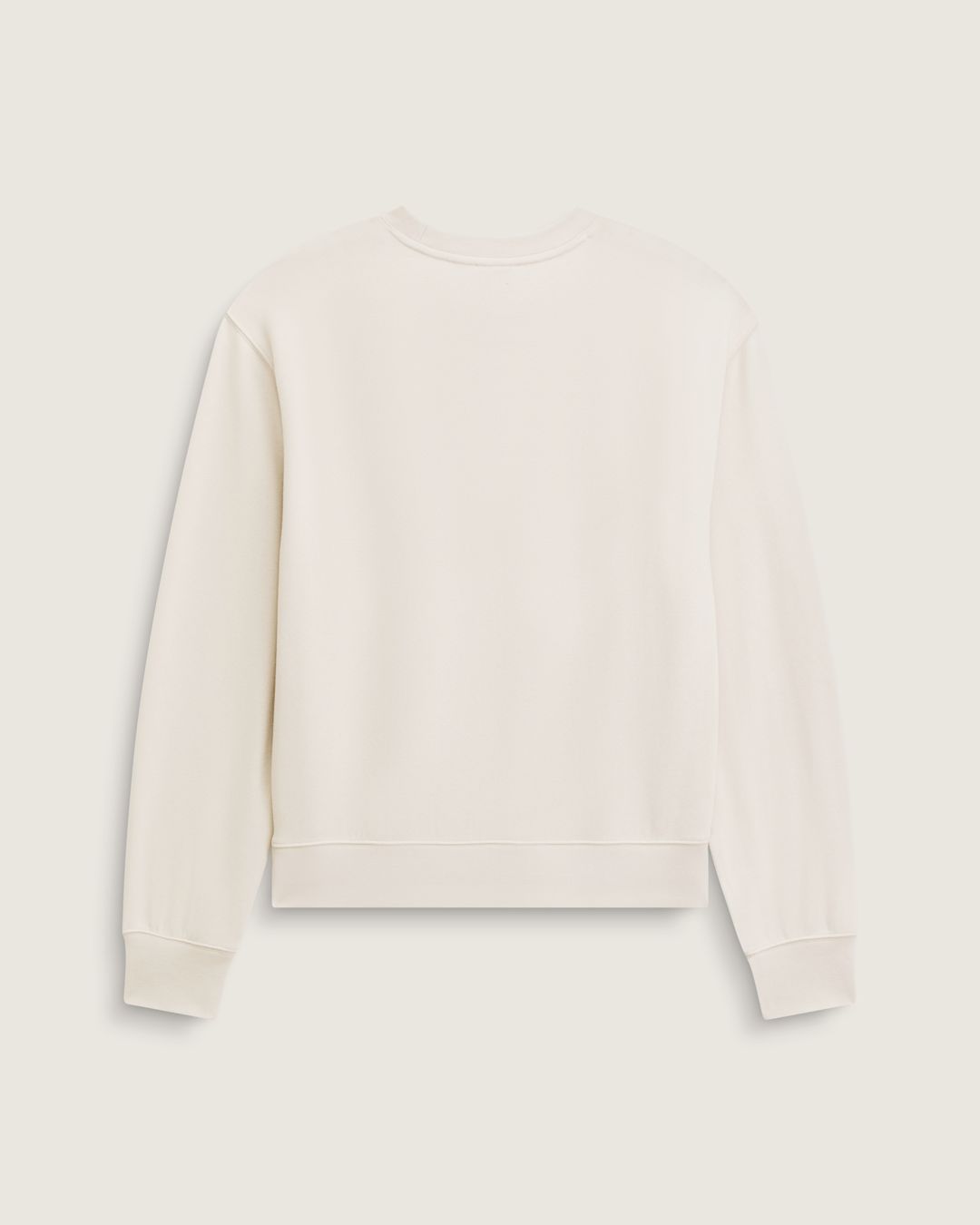 Vans Stretch Logo Crew Sweatshirt in Oatmeal Beige