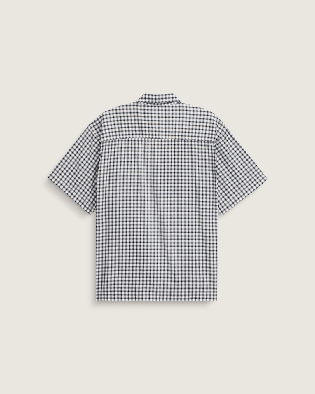 Vans Larkspur Mini Plaid Shirt in White / Black