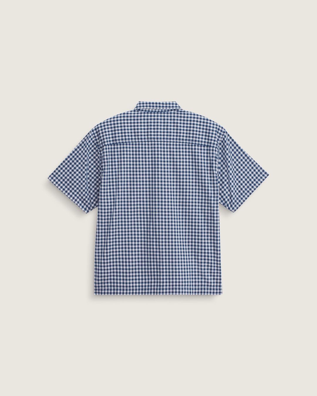 Vans Larkspur Mini Plaid Shirt in Deep Indigo Blue