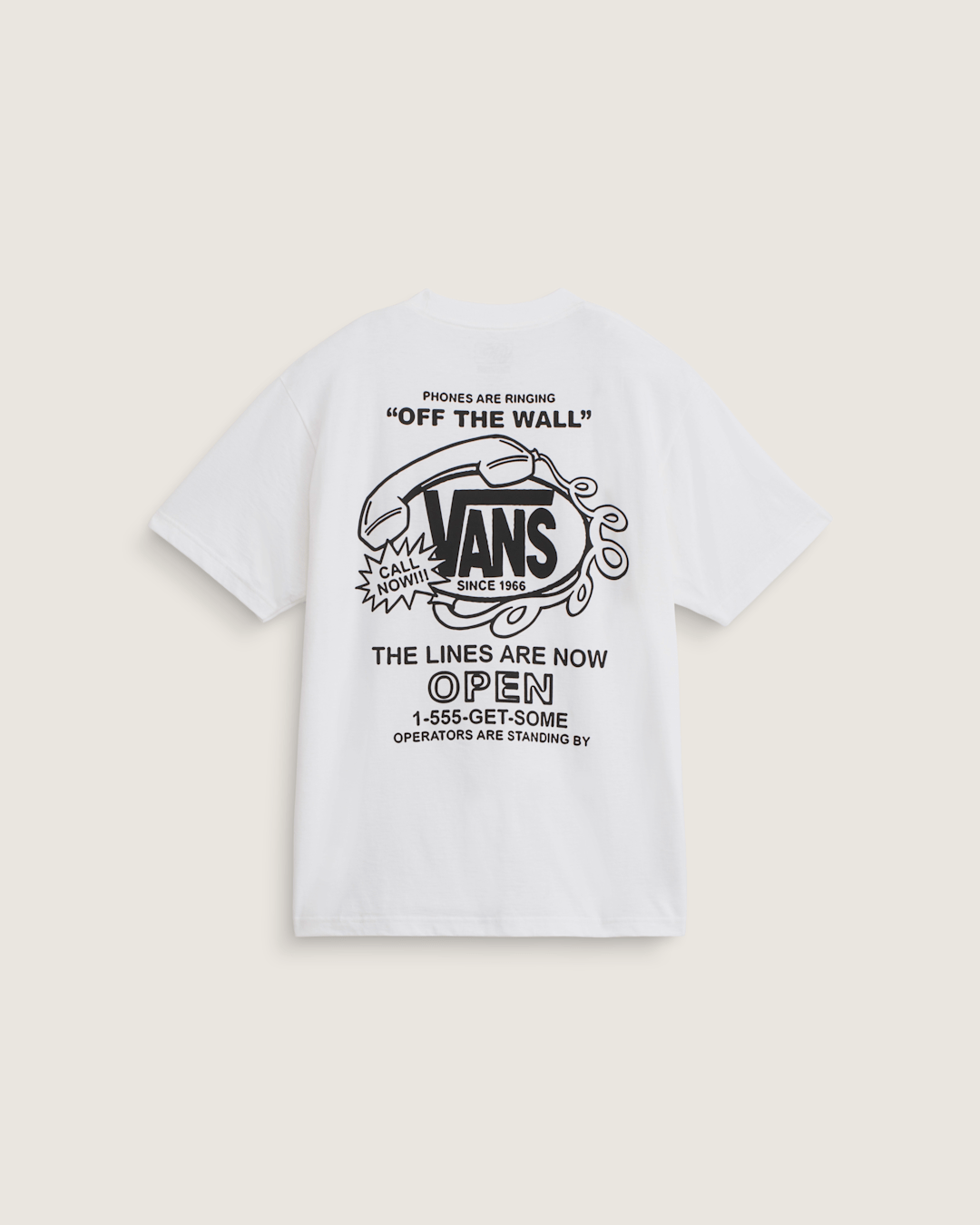 Vans Hot Lines T-Shirt in White