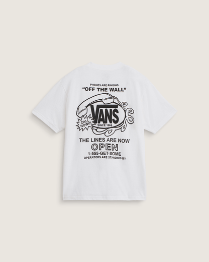 Vans Hot Lines T-Shirt in White