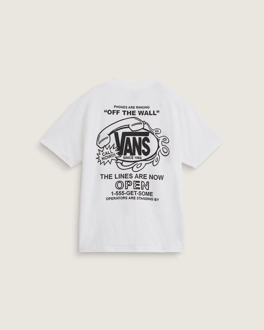 Vans Hot Lines T-Shirt in White