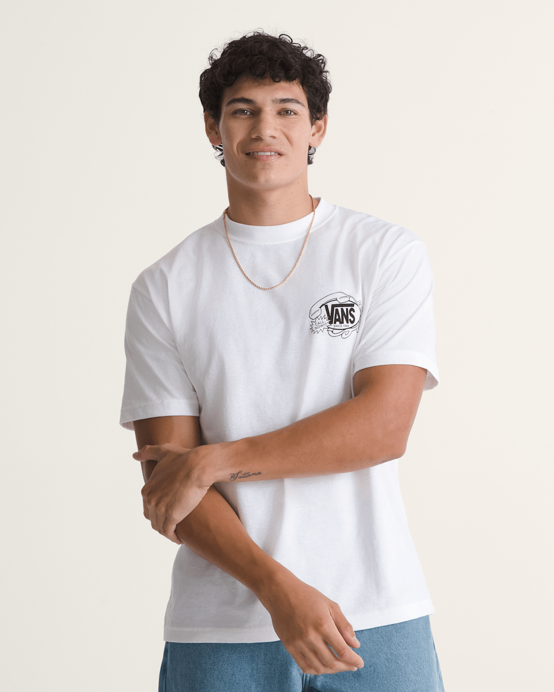 Vans Hot Lines T-Shirt in White