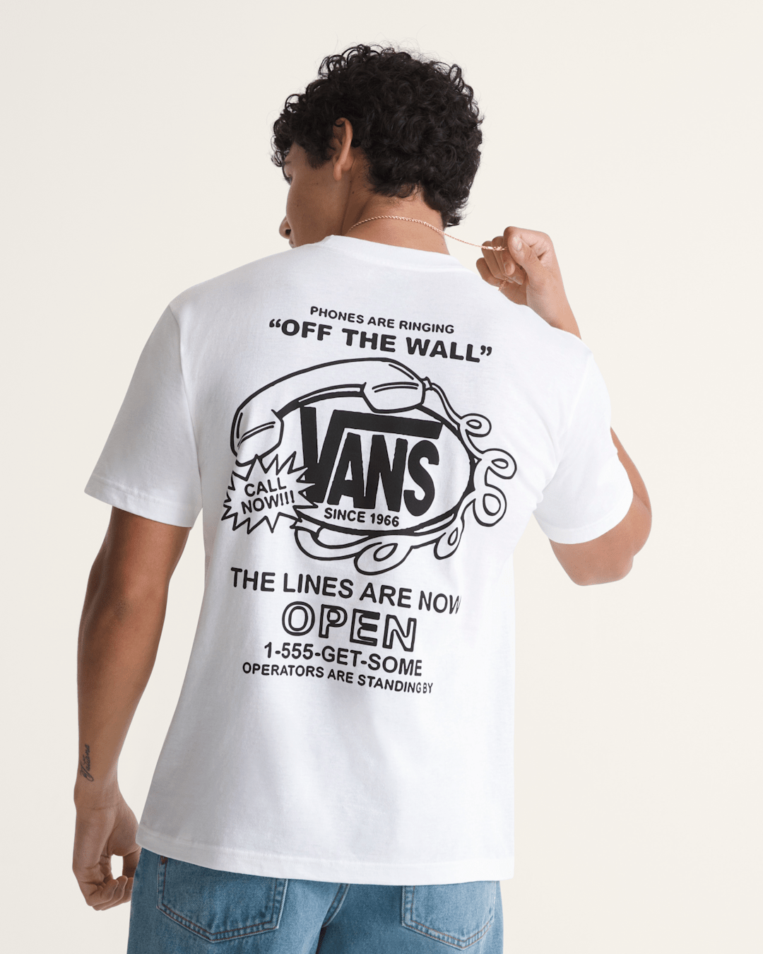 Vans Hot Lines T-Shirt in White
